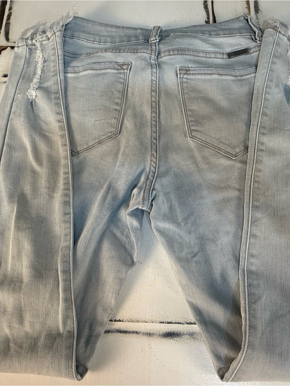 KanCan Light Blue High-Rise Ankle Skinny Jeans 3/25 - Picture 5 of 13